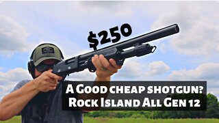 Awesome Inexpensive Shotgun -- Rock Island ALL GEN 12GA