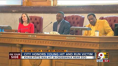 City honors young hit-and-run victim