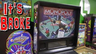 Somebody Once Tried To Sell Me A STOLEN Stern Monopoly Pinball - The Newest Machine We've Repaired?