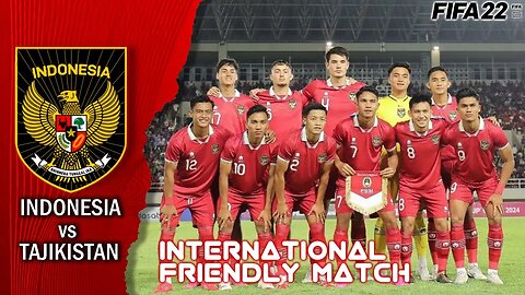 Uji Coba 2023 | Indonesia vs Tajikistan | Fifa 22 Gameplay