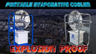 Explosion Proof Portacool Portable Evaporative Cooler - Powder Coated Chiller - 34 Gallon