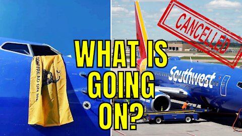 Southwest Airlines DENIES That Thousands Of Cancelled Flights Are Due To Vaccine Mandate Protests