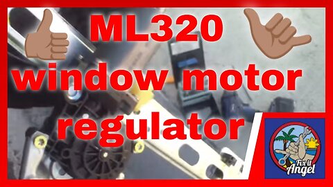 How to replace rear window regulator motor Mercedes ML320 √ Fix it Angel