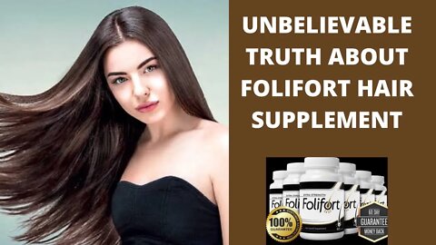 FOLIFORT REVIEW - Does Folifort Really Work? Folifort Reviews