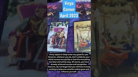Virgo Career April 2023 #tarotscope #tarot #career #careerreading #virgo #tarotreading