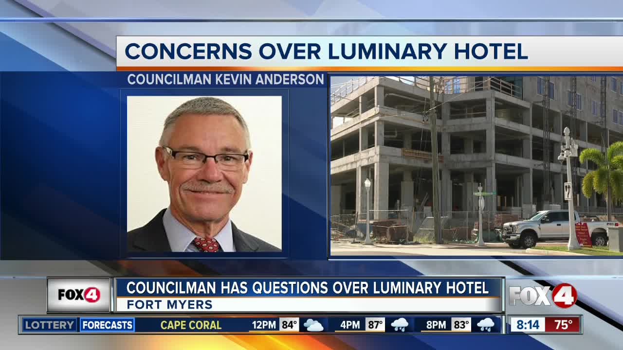 Councilman has questions about Luminary Hotel project in Fort Myers