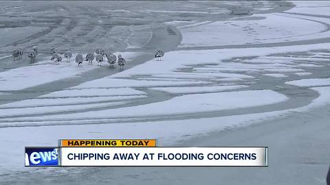 Officials expected to break the mouth of Vermillion River to prevent flooding as temperatures rise