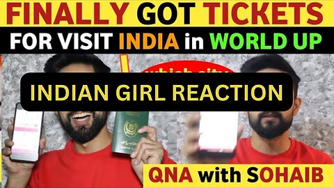 INDIAN GIRL REACTION ON PAK VISIT INDIA