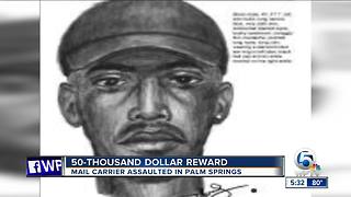 Sketch released after postal carrier robbed in Palm Springs