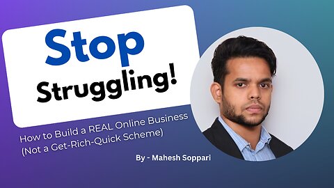 Stop Wasting Time! Build a REAL Online Business (Not a Get-Rich-Quick Scheme)