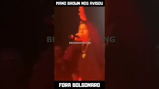 MANO BROWN FALANDO DO BOLSONARO MUITO ANTES DELE SER PRESIDENTE #shorts #short #shortsvideo