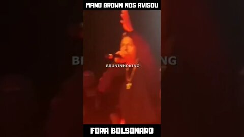 MANO BROWN FALANDO DO BOLSONARO MUITO ANTES DELE SER PRESIDENTE #shorts #short #shortsvideo