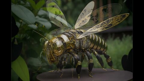 Mechanical Insects imagined by Midjourney