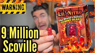 The WORLDS HOTTEST GUMMY BEAR (9 Million Scoville) | EXTREME SPICY | LiL' Nitro Spicy Challenge
