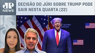 Donald Trump pode ser indiciado em corte de Nova York; Amanda Klein e Felipe d'Avila analisam