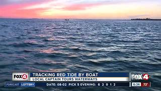 Tracking red tide in Southwest Florida waterways by boat - 6:30am live report