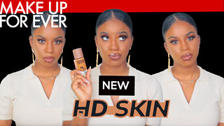 NEW MAKEUP FOREVER HD SKIN FOUDNATION REVIEW I FIRST IMPRESSION