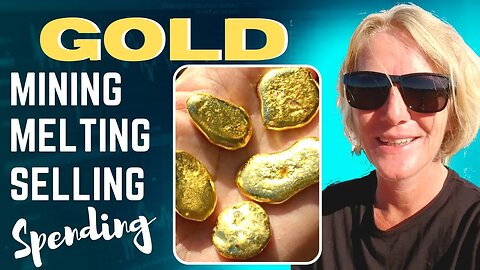 Gold Mining, Detecting, Melting Gold in Potato and selling the Gold