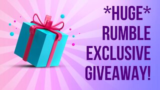 Rumble Supporter Giveaway| Grain Mill Giveaway