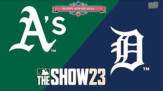 MLB The Show 23 Athletics vs Tigers Gameplay PS5