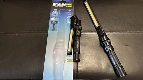NEW Braun 500 Lumen Rechargeable Folding LED Work Light Unboxing, Overview & Comparison to Old Model