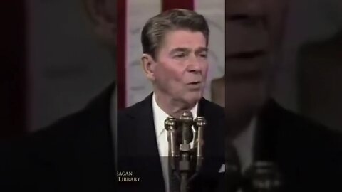 Truth, Mic drop… 🛠️😮 Ronald Reagan 1986 * #PITD #Shorts (Linked)