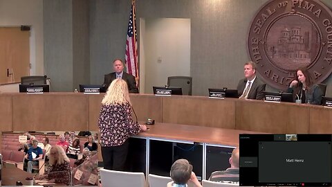 BRAVE Citizen Speaks out AGAINST Pima County Board of Supervisors - Part 6