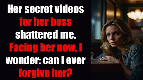 Her secret videos for her boss shattered me. Facing her now, I wonder: can I ever forgive her?