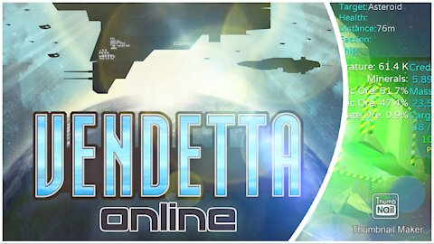 Mining Took 40 Minutes | Vendetta Online Mobile Space MMO Gameplay