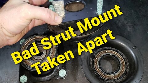 Inside A Bad Strut Mount Bearing And What Causes It to Make Noise