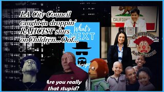 LA CITY COUNCIL, RAHCIST SLURS ABOUT CHILDREN...WTFK???