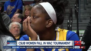 CSUB women fall in 2019 WAC semifinal