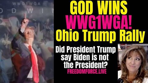 God Wins! WWG1WGA! Ohio Trump Rally Sept 2022