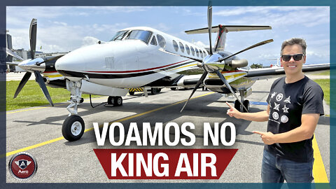 Voando no King Air 350i