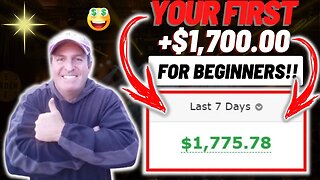 THE EASIEST Way To Earn Your First $1,700 Online! (Make Money Online For Beginners 2023)