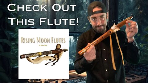 Check Out This Native American Flute! Rising Moon Flutes By David Oneal