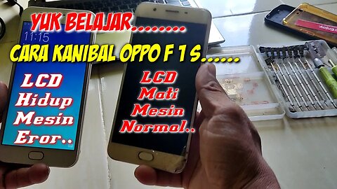 Tutorial Cara Kanibal Hp OPPO F1s || Full Video Servis OPPO F1s @stay0301