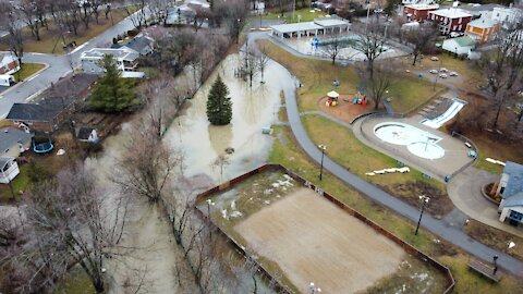 Inondations à Ste-Thérèse 25 dec 2020