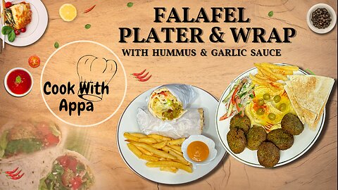 Falafel Plater & Wrap / Falafel Shawarma / Falafel Bowl #falafelsandwich #falafelwrap #platter