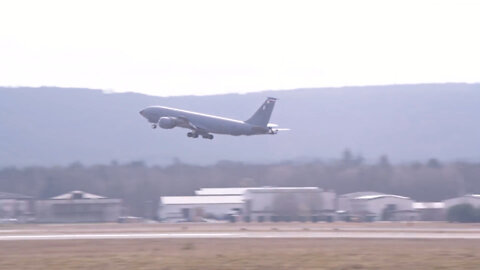 100th Air Refueling Wing maintains KC-135s from Ramstein, support NATO refuelings (B-Roll)