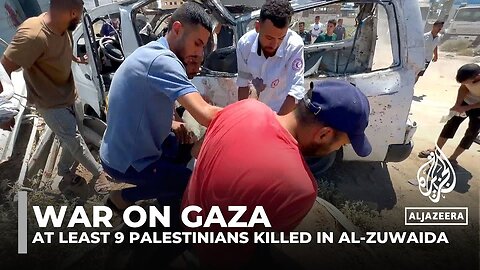 Israeli attack on central Gaza: At least nine Palestinians killed in al-Zuwaida