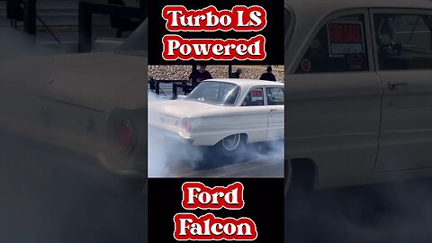 Turbo LS Powered Ford Falcon Massive Burnout! #shorts