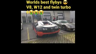 World's best fly-bys Bugatti veyron Vitesse, Koenigsegg Agera R, Porsche 918 Spyder and Nissan GTR!