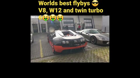 World's best fly-bys Bugatti veyron Vitesse, Koenigsegg Agera R, Porsche 918 Spyder and Nissan GTR!