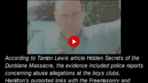 Programmed To Kill/Satanic Cover-Up Part 56 (The Dunblane School Massacre - Thomas Hamilton)