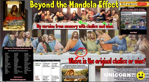 Beyond the Mandela Effect (please read the description. MyCatholicRedPill)