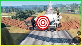 TruckFails | Truck vs Trucks vs Bridge #169 | BeamNG.Drive |TrucksFails