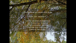 Przebaczenie jest darem łaski Bożej Psalm 130 , wersety 4, 5