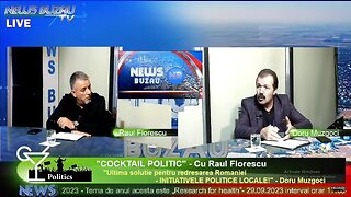 LIVE - TV NEWS BUZAU - "COCKTAIL POLITIC", cu Raul Florescu. "Ultima solutie pentru redresarea Roman