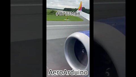 Watch Weird Sounds of #Boeing #B737MAX Takeoff #Aviation #Fly #AeroArduino